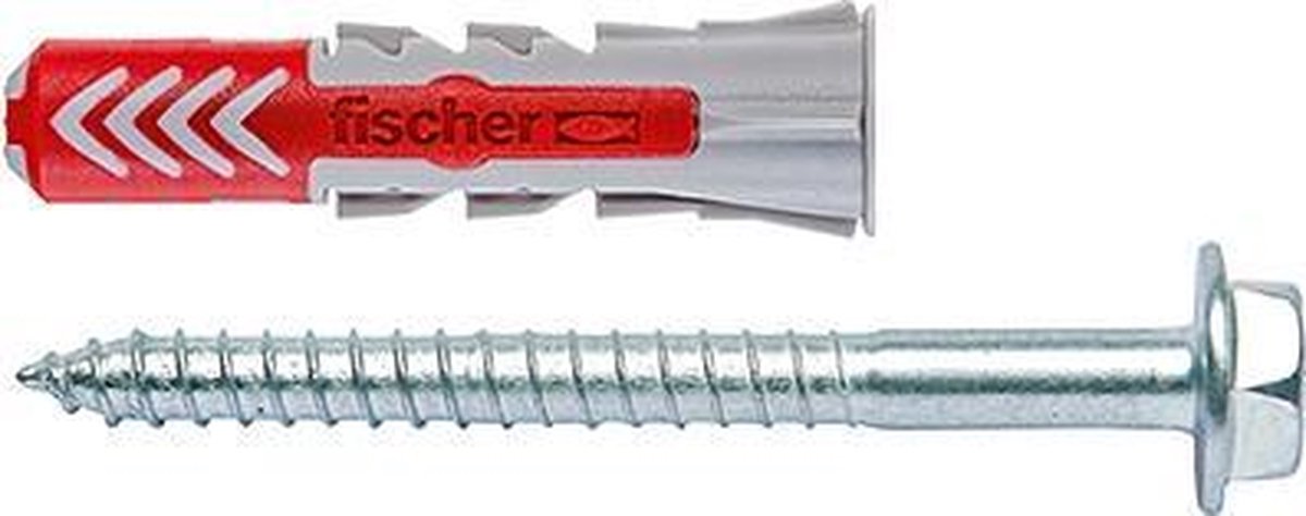 Fischer DUOPOWER 12X60 S 10 St - Grijs