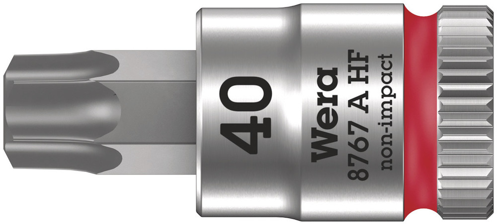 Wera 8767 A HF TORX® Zyklop Bit/dop-combinatie met 1/4" Aandrijving met Vasthoudfunctie, TX 25 x 28 mm - 1 stuk(s)