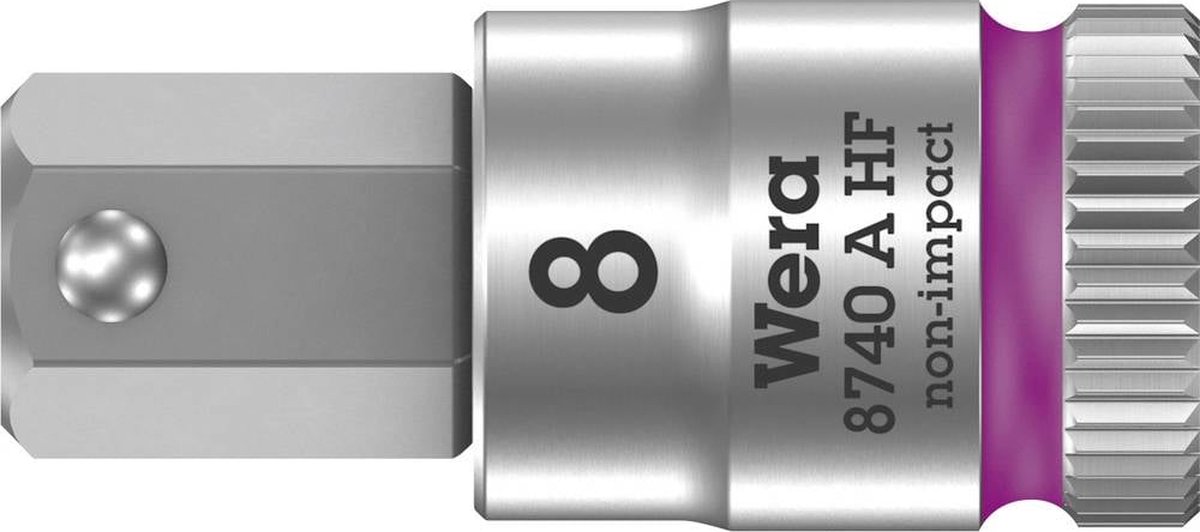 Wera 8740 A HF Zyklop Bit/dop-combinatie met Vasthoudfunctie met 1/4" Aandrijving, 8,0 x 28 mm - 1 stuk(s)