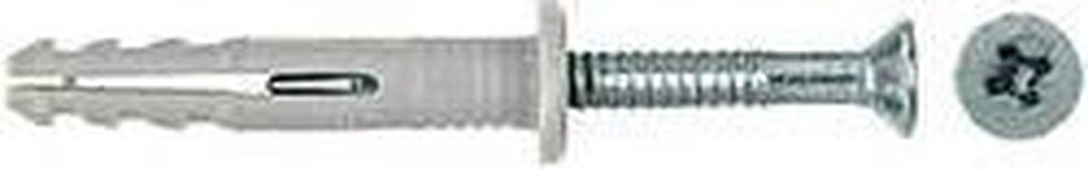 Fischer N 5X30/5 S NAGELPLUG 100 St - Grijs