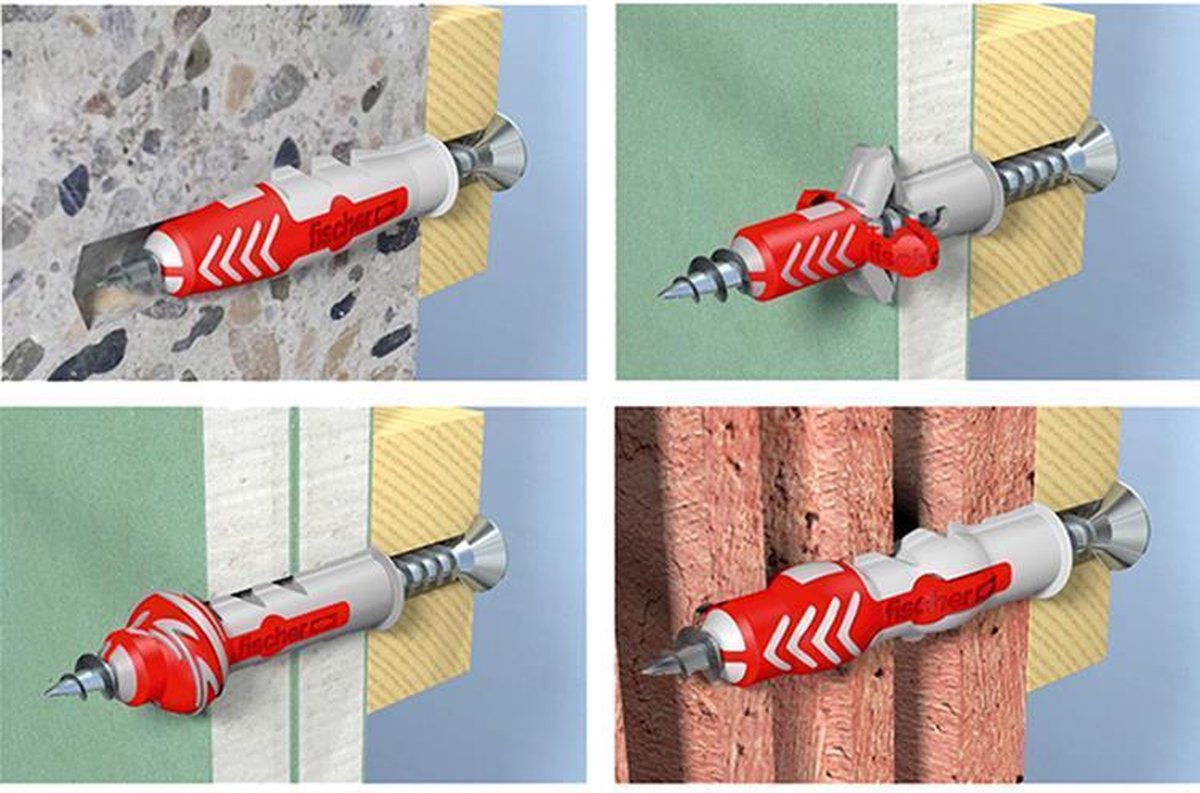 Fischer DUOPOWER 10X50 50 St - Grijs