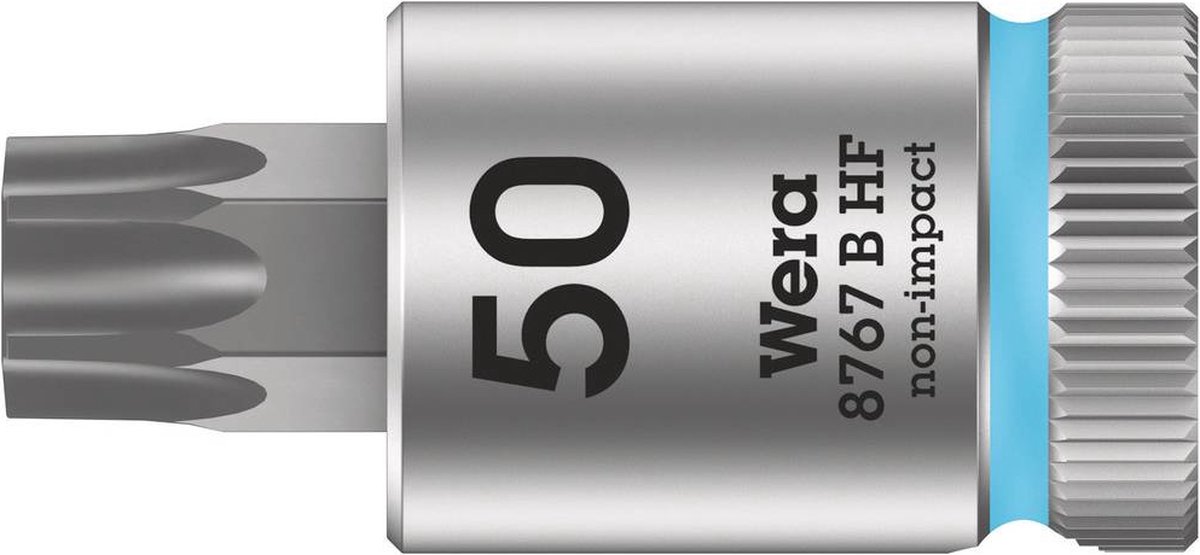 Wera 8767 B HF TORX® Zyklop Bitdop met 3/8"-aandrijving, met vasthoudfunctie, TX 50 x 38.5 mm - 1 stuk(s)