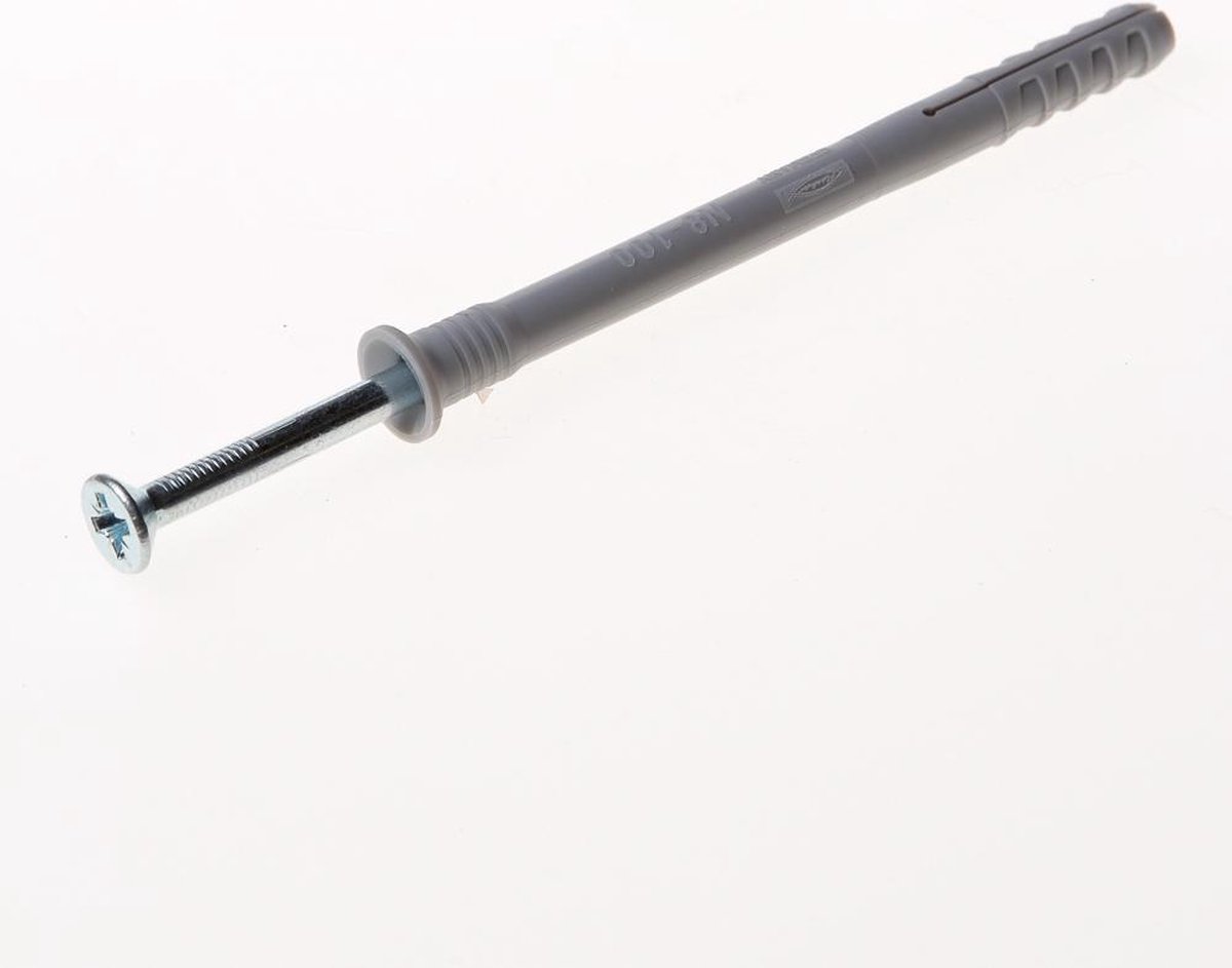 Fischer N 8X100/60 S NAGELPLUG (50) 50 St - Grijs