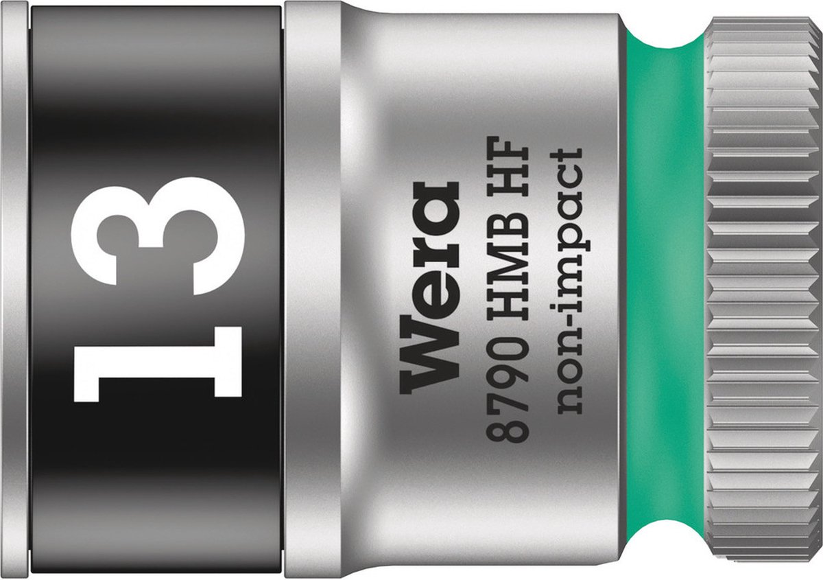 Wera 8790 HMB HF Zyklop Hand- en Machinedop, met 3/8"-aandrijving met vasthoudfunctie, 9.0 x 29.0 mm - 1 stuk(s)