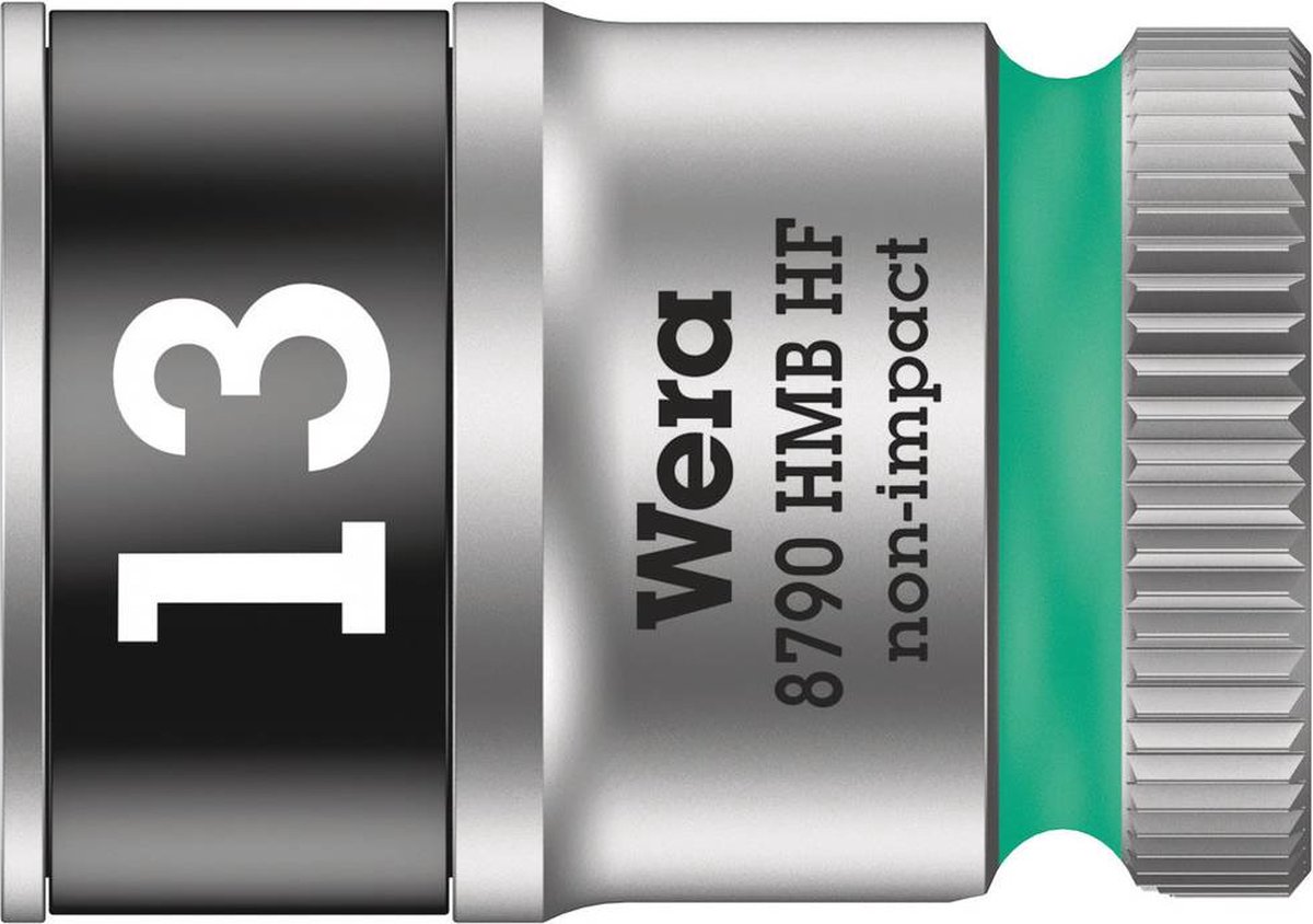 Wera 8790 HMB HF Zyklop Hand- en Machinedop, met 3/8"-aandrijving met vasthoudfunctie, 13.0 x 29.0 mm - 1 stuk(s)