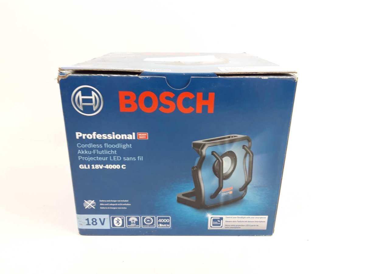 Bosch GLI 18V-4000 C | 18V Li-Ion | Accu lamp | 4000 lumen | Zonder accu&apos;s en lader