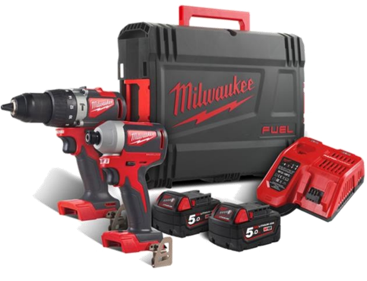 Milwaukee M18 BLPP2A2-502X Fuel power Pack 18V | M18 BLPD2 + M18 BLID2