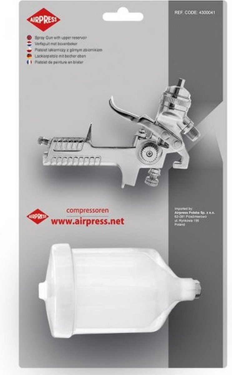 Airpress Verfspuit Bovenbeker blister 45191