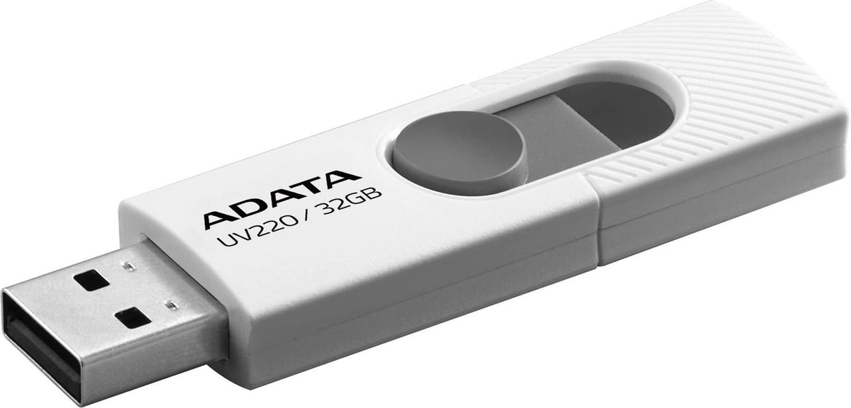 ADATA UV220 32GB USB 2.0 Capacity, USB Flash Drive - Grijs
