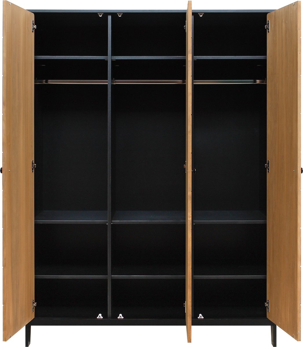 Bopita Job 3-Deurskast - Vintage Honey