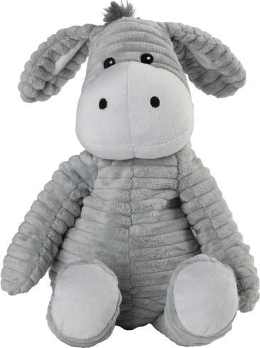 Warmies magnetronknuffel Puur Ezel - Grijs