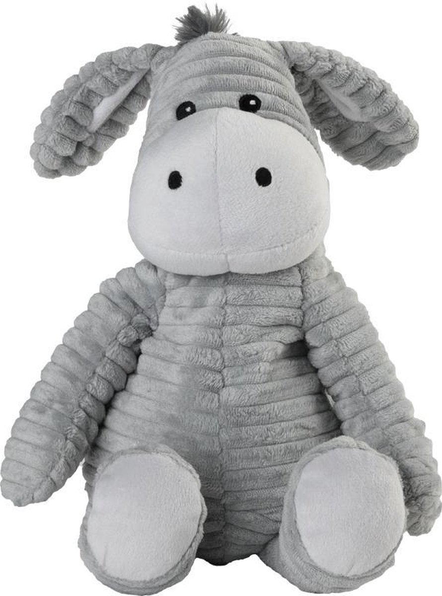 Warmies magnetronknuffel Puur Ezel - Grijs