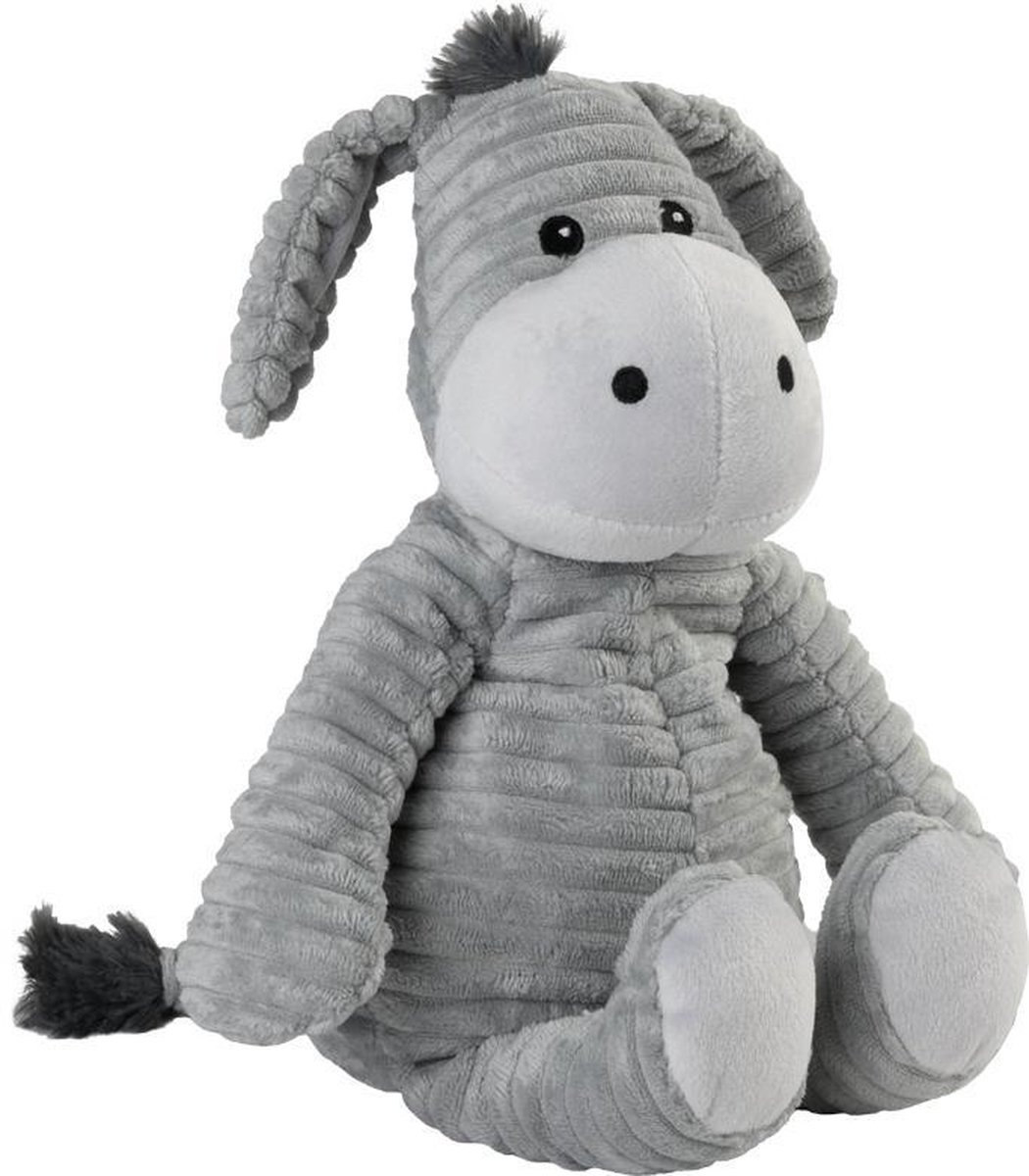 Warmies magnetronknuffel Puur Ezel - Grijs