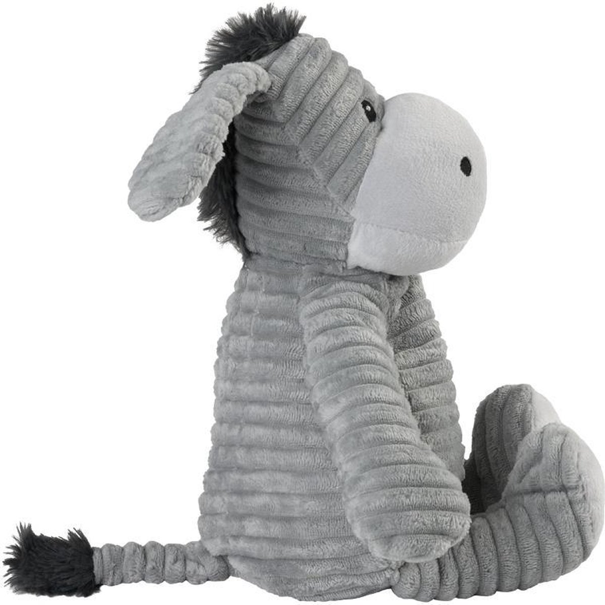 Warmies magnetronknuffel Puur Ezel - Grijs