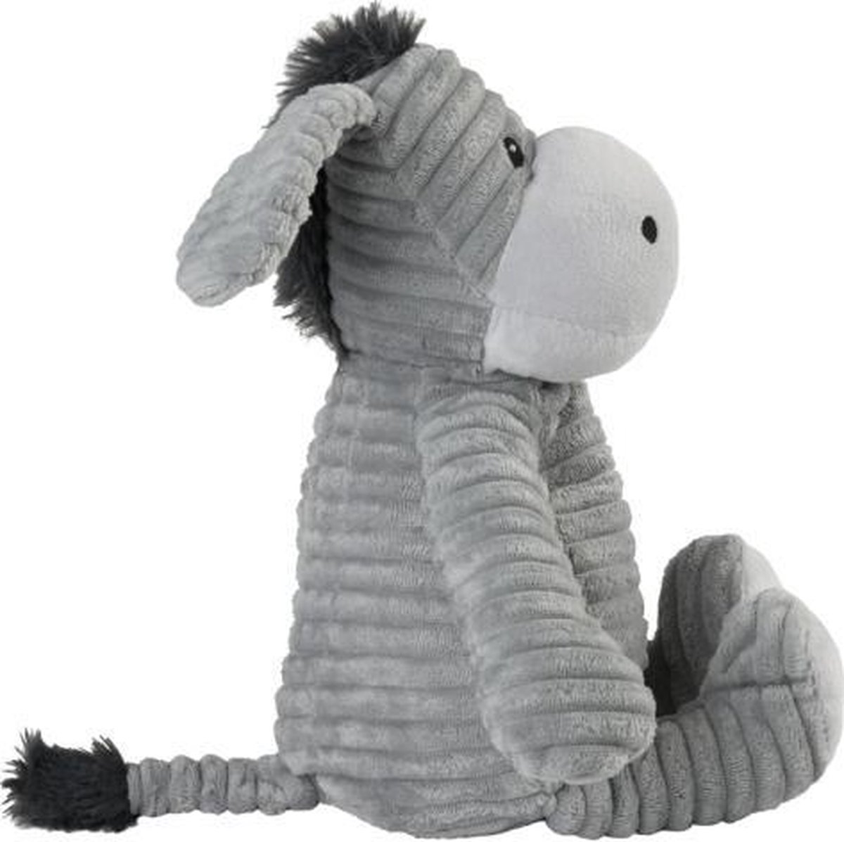 Warmies magnetronknuffel Puur Ezel - Grijs