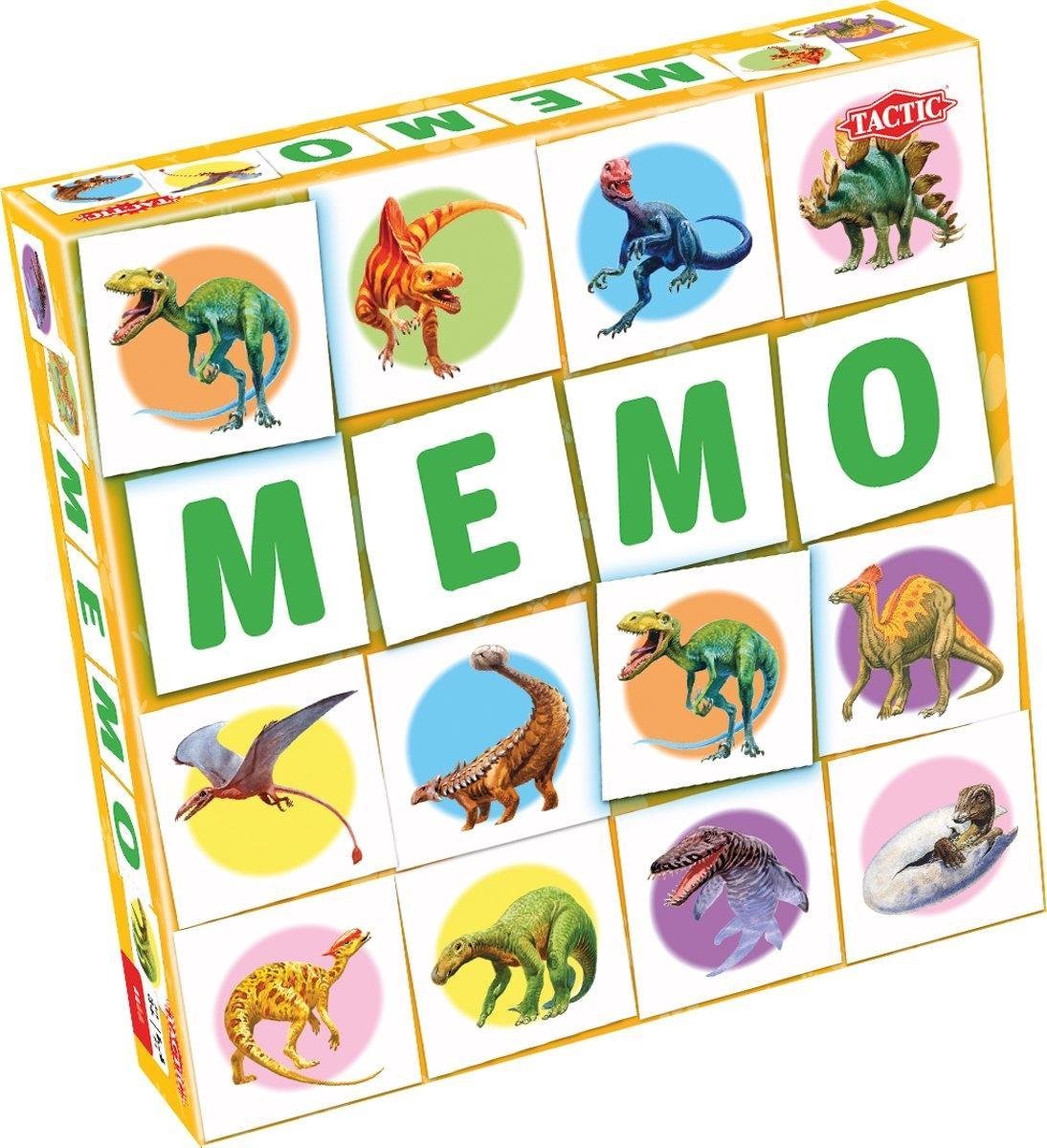 Tactic memory Dino Memo 22 x 22 cm karton 54-delig