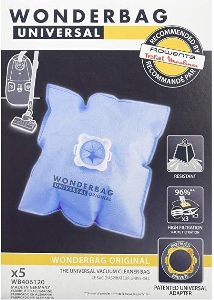 Wonderbag Universal Rowenta WB108C Wonderbag Classic (5 stuks)