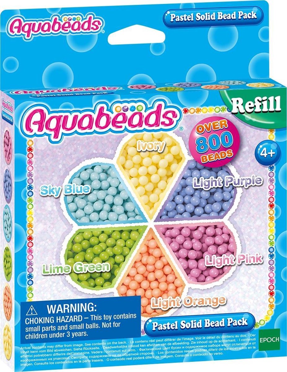 AquaBeads Navulling Pastel Parels