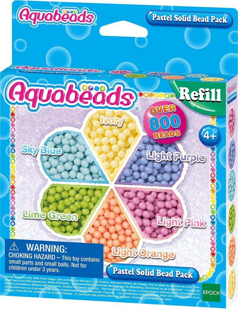 AquaBeads Navulling Pastel Parels