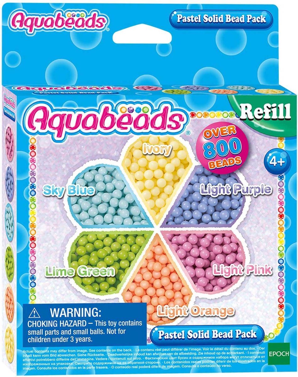 AquaBeads Navulling Pastel Parels