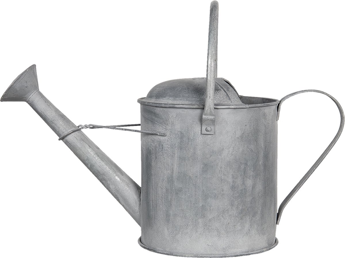 Clayre & Eef Decoratie gieter - 61*24*30/42 cm ijzer - - 5Y0780 - Grijs