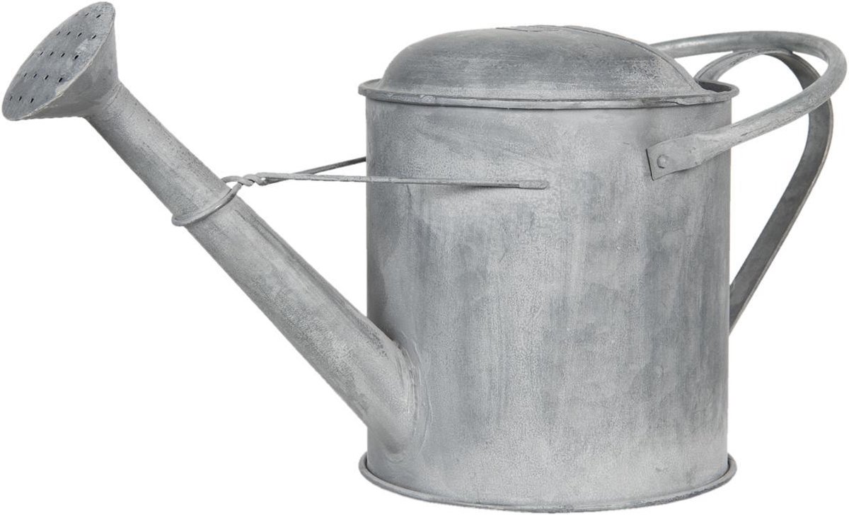 Clayre & Eef Decoratie gieter - 61*24*30/42 cm ijzer - - 5Y0780 - Grijs