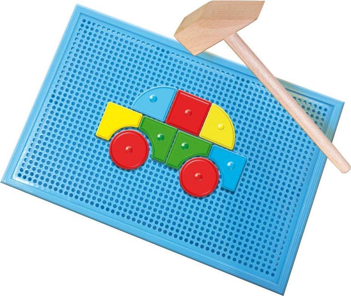 Ses hamertje tik 30 x 20 x 4 cm multicolor