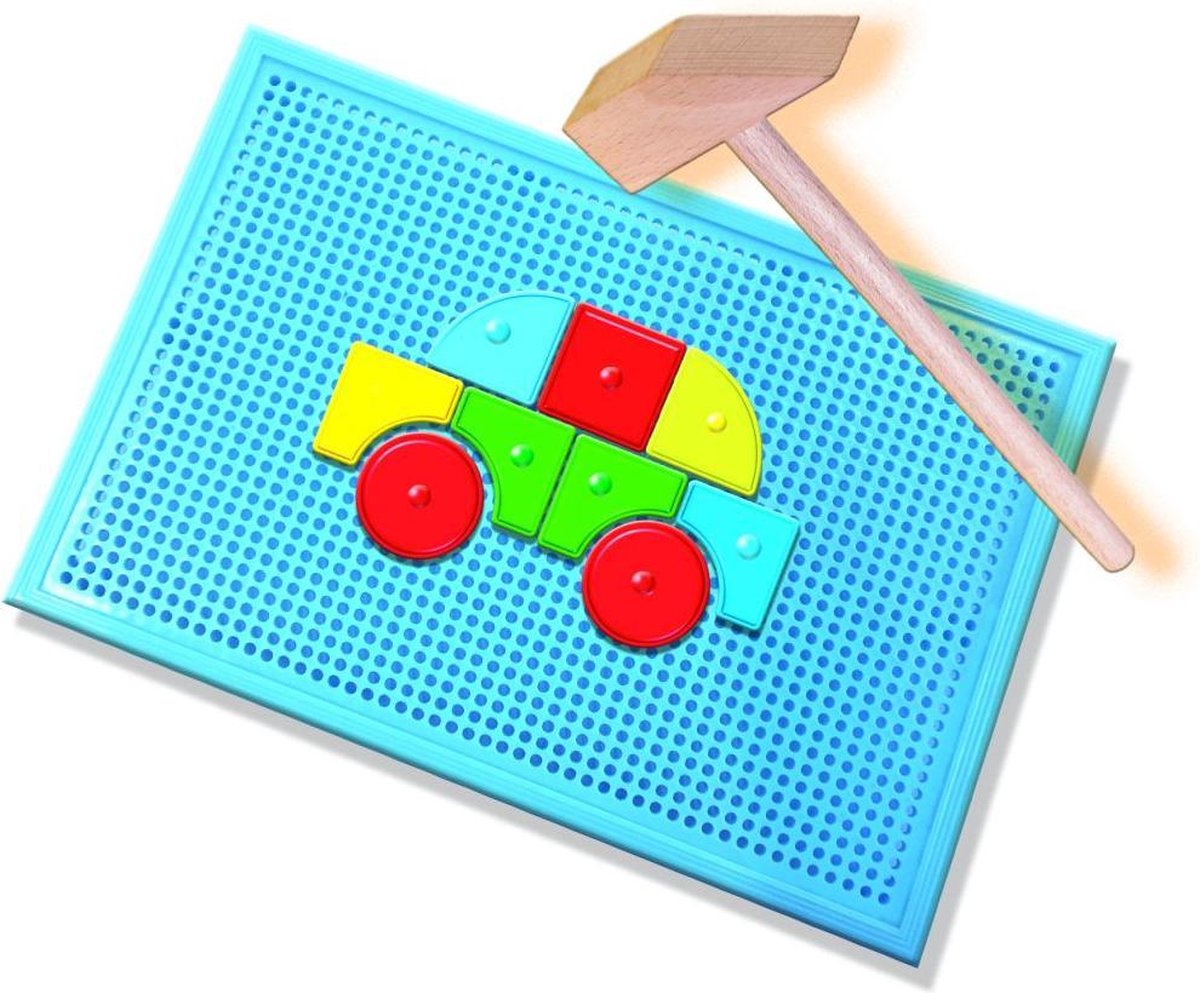 Ses hamertje tik 30 x 20 x 4 cm multicolor