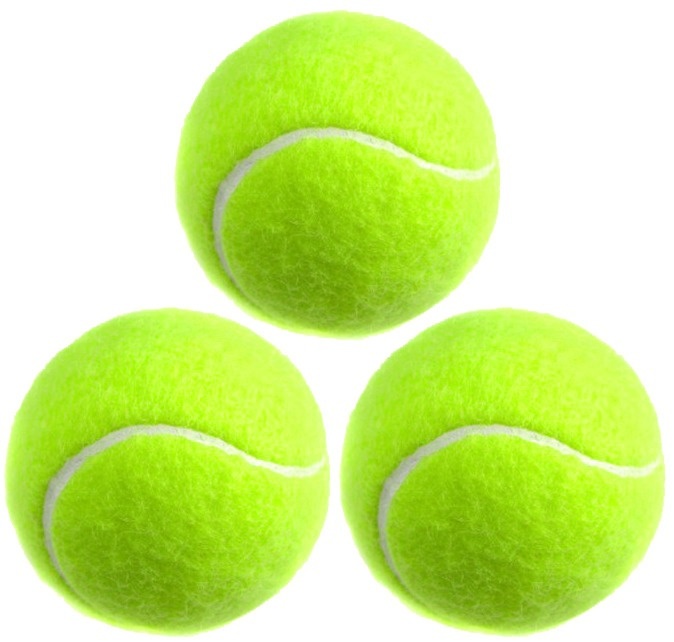 Sportx Tennisballen in koker 3 stuks - Geel