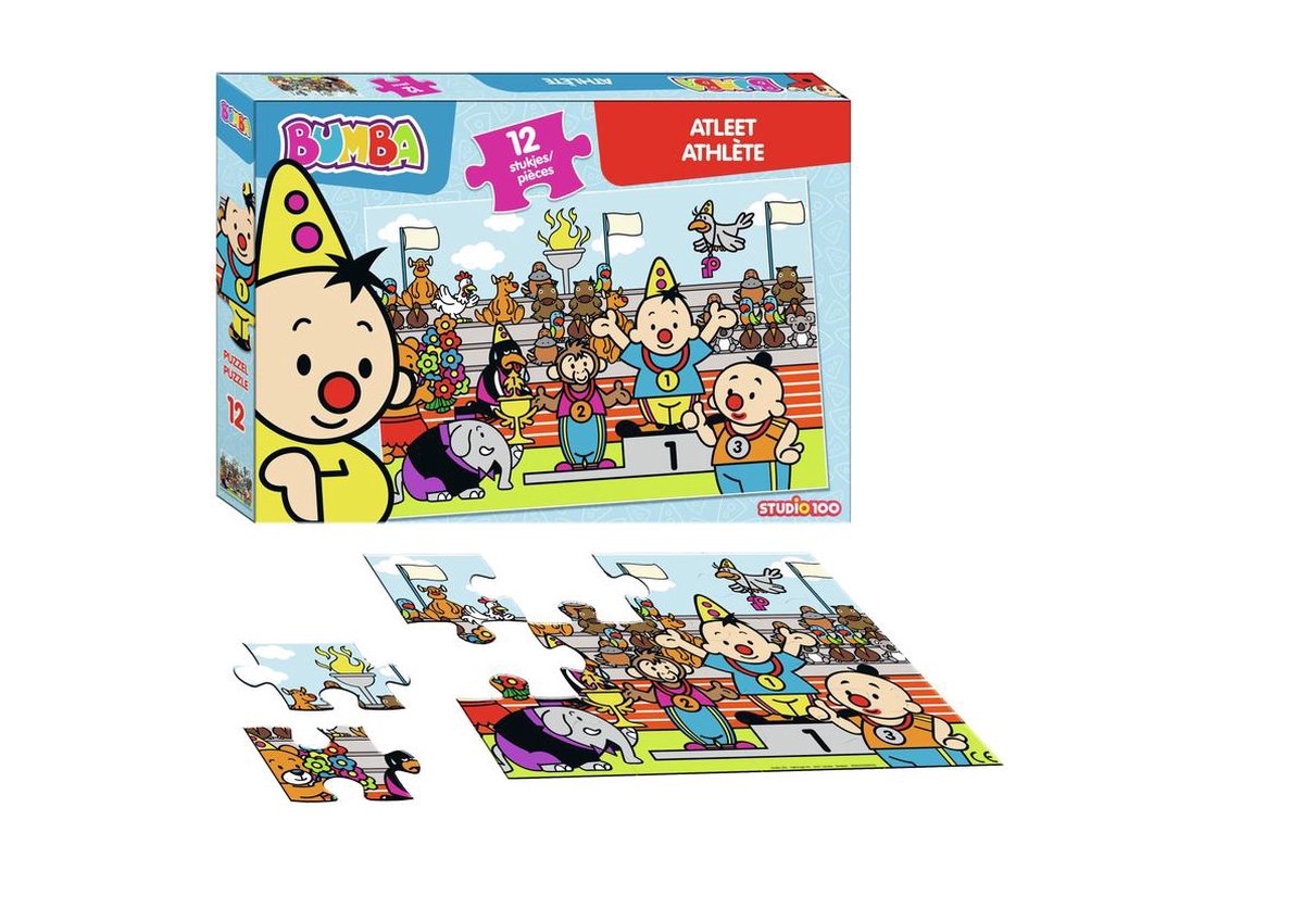 Studio 100 legpuzzel Bumba Atleet junior 12 stukjes