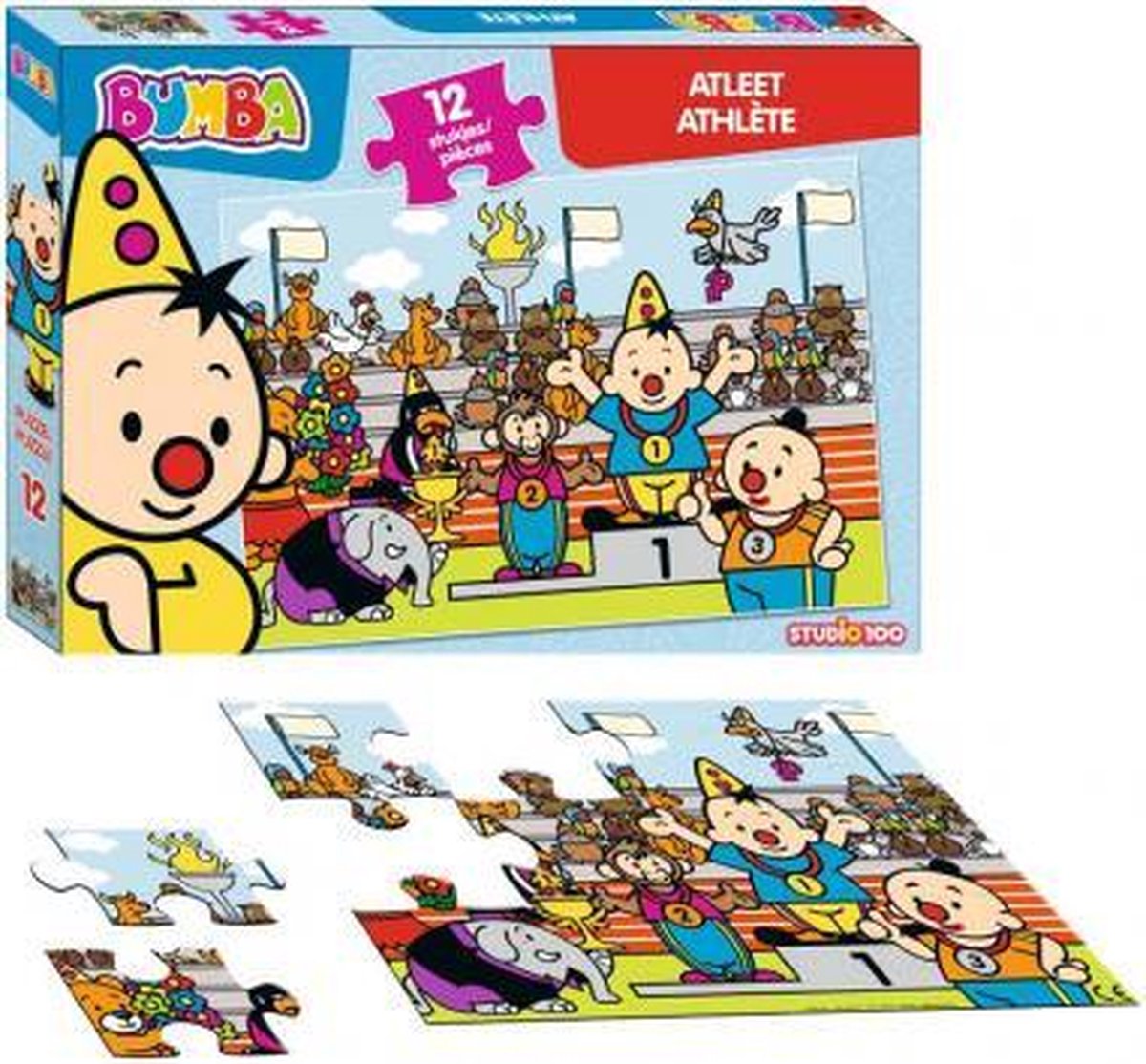 Studio 100 legpuzzel Bumba Atleet junior 12 stukjes