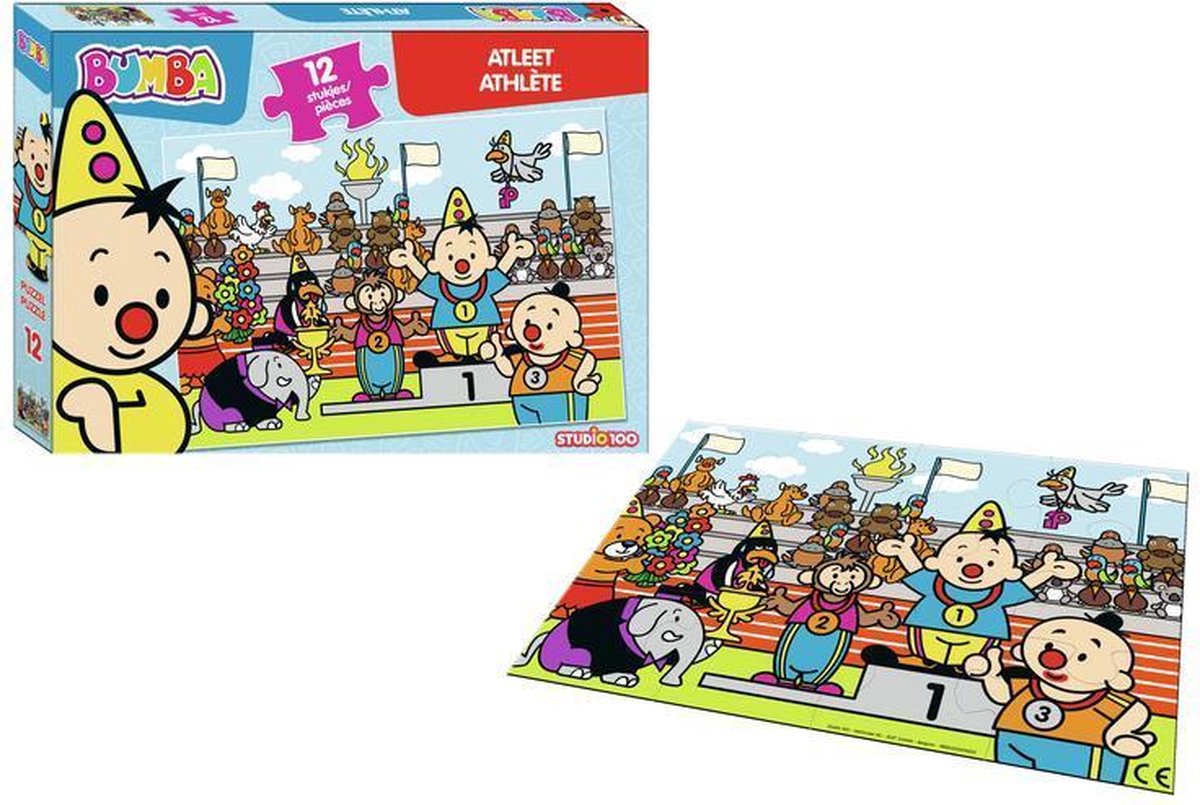Studio 100 legpuzzel Bumba Atleet junior 12 stukjes