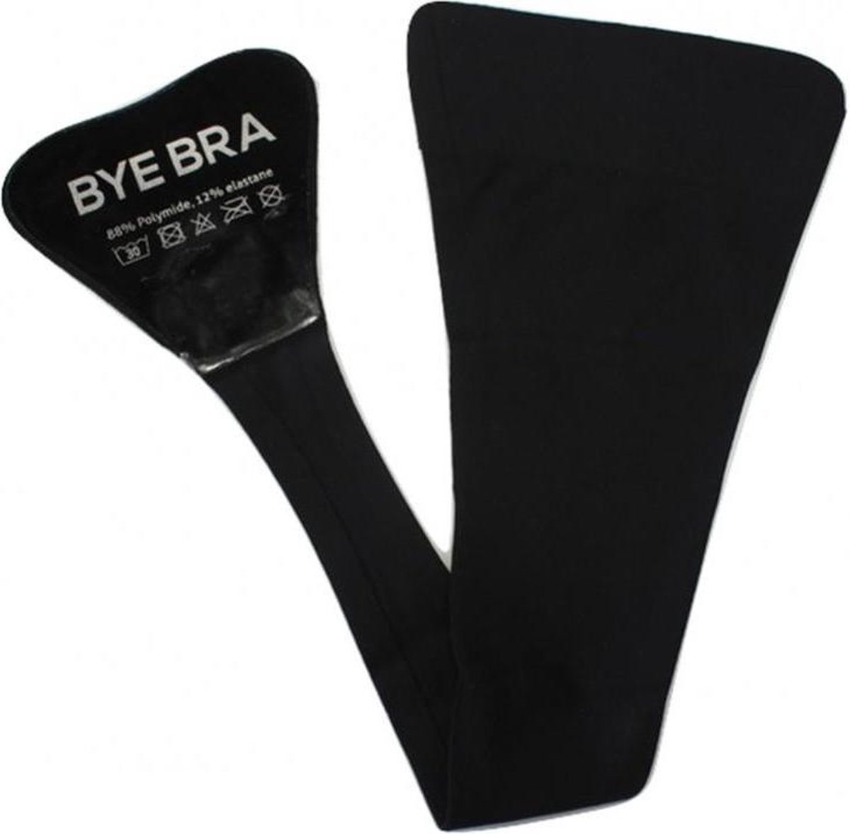 Bye Bra Zelfklevende plak String, ondergoed dames - Zwart