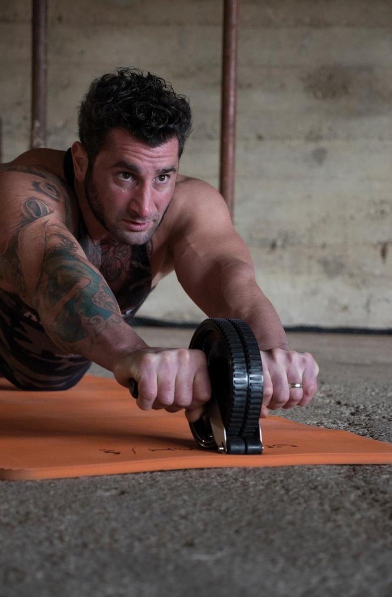 Sveltus trainingswiel 18 cm - Zwart