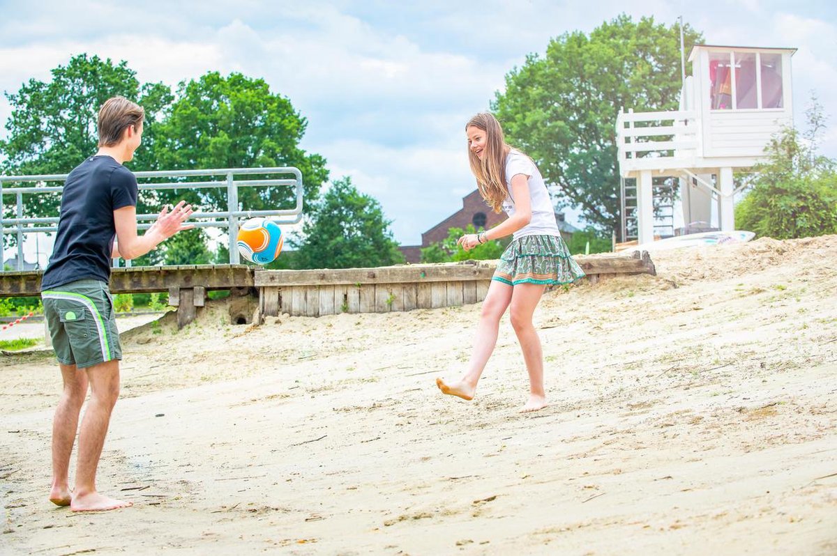 Angel Sports soft touch beachvoetbal maat 5/ - Blauw