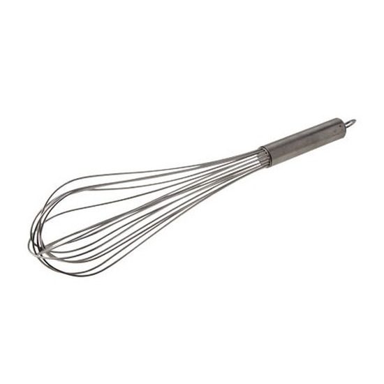 Proffesionele RVS garde/klopper 40 cm - Keukengerei/keukengereedschap gardes RVS zware kwaliteit - Silver