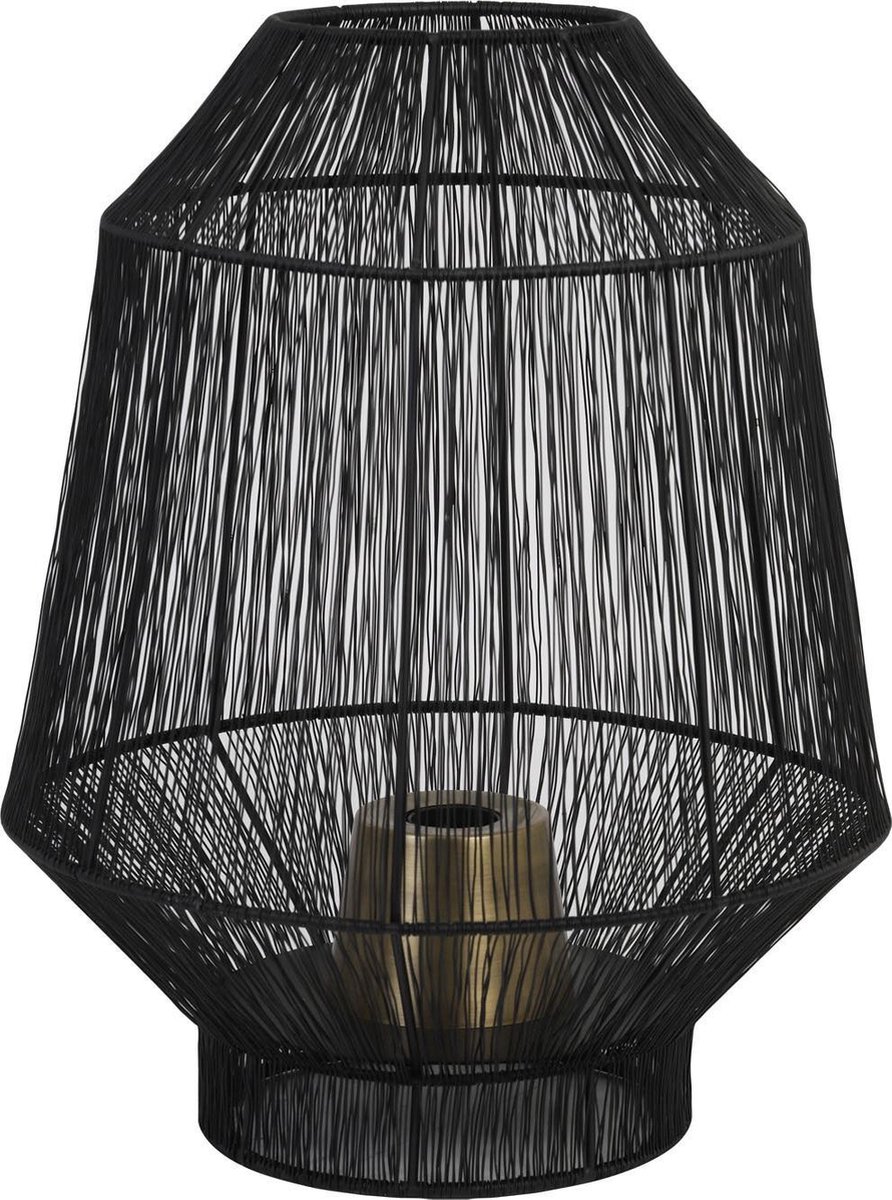 Light & Living Tafellamp Ø30x38 cm VITORA mat - Zwart