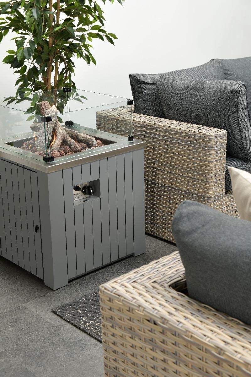 Garden Impressions Carlo lounge tuinstoel - vintage willow - Bruin