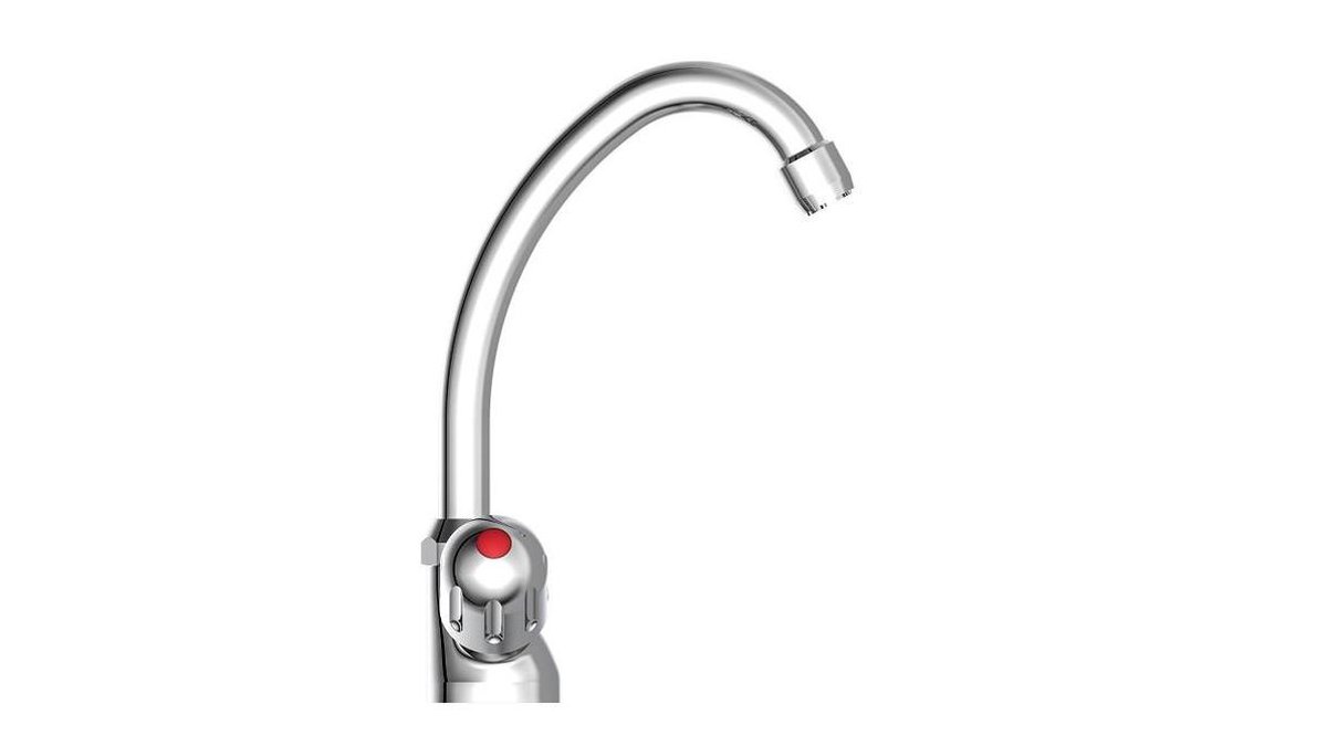 Schütte Sanifun lage druk keukenmengkraan Peruzzi Chroom. - Silver