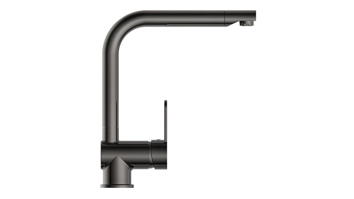 Schütte Sanifun keukenmengkraan Rio Gunmetal look. - Zwart