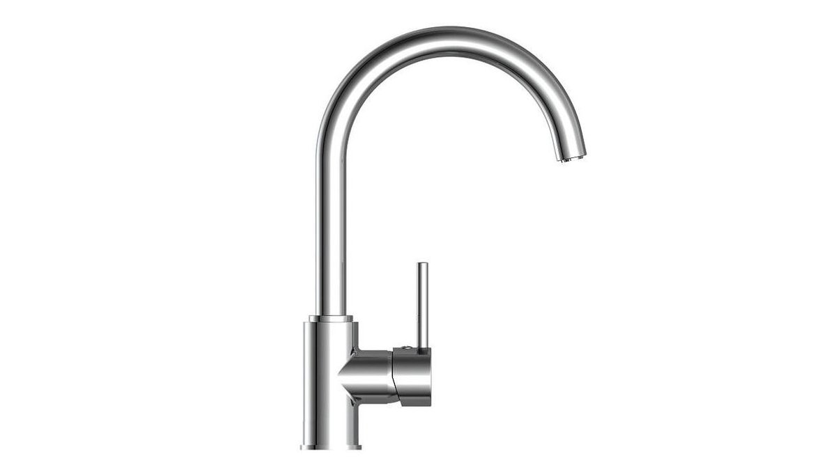 Schütte Sanifun lage druk keukenmengkraan Casalla Chroom. - Silver