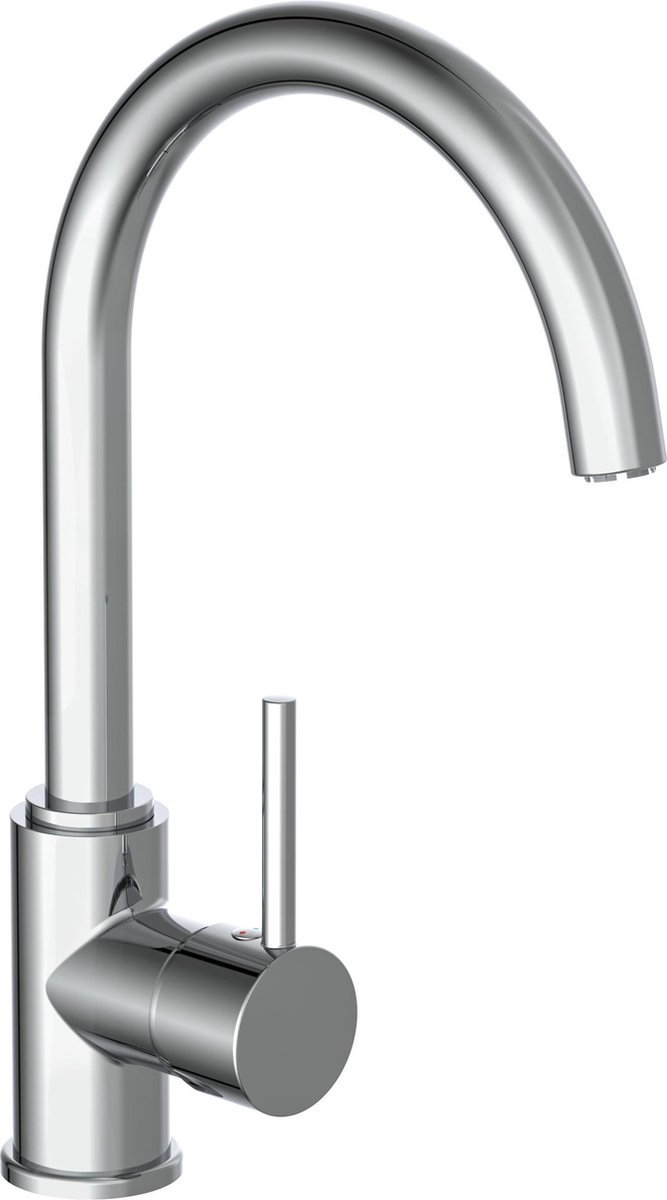 Schütte Sanifun lage druk keukenmengkraan Casalla Chroom. - Silver