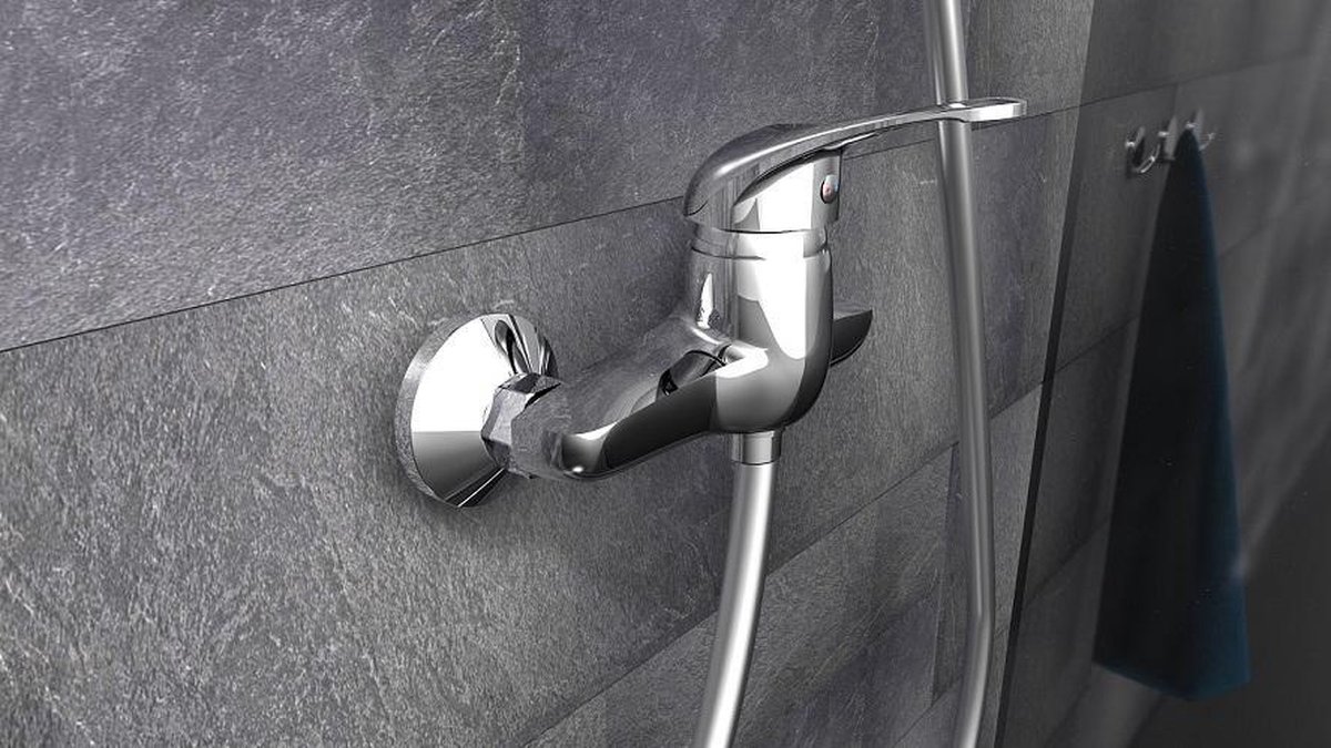 Schütte Sanifun douchemengkraan Calvino. - Silver