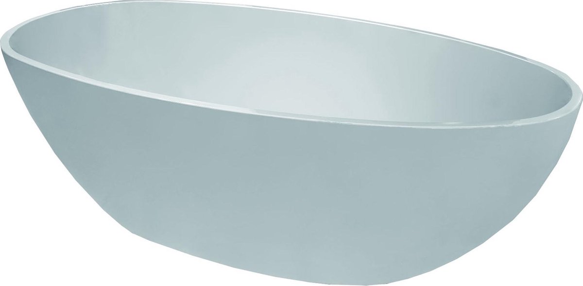 Wiesbaden Sanifun vrijstaand bad Ernesto 180 x 90 x 60 cm. - Wit