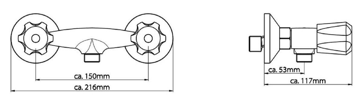 Schütte Sanifun douchemengkraan Savino. - Silver