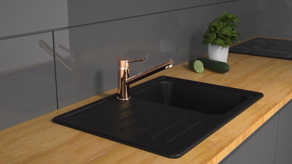 Schütte Sanifun keukenmengkraan Cornwall Koper look. - Goud