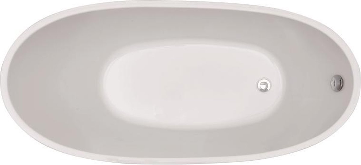 Wiesbaden Sanifun vrijstaand bad Kemena 170 x 77 x 66 cm. - Wit