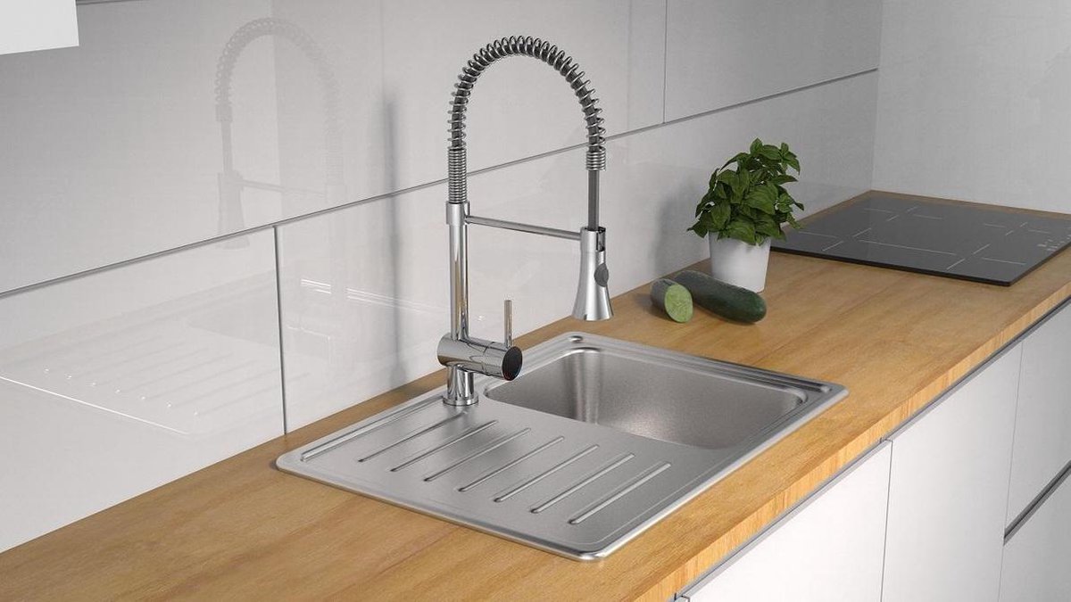 Schütte Sanifun lage druk keukenmengkraan Cornwall 2. - Silver