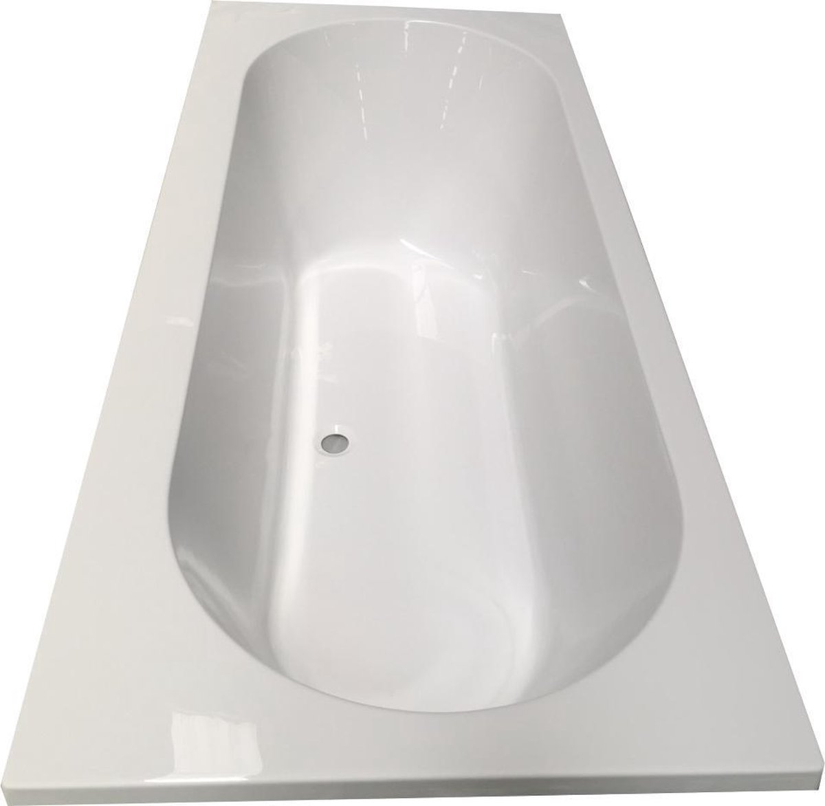 Xellanz Sanifun inbouw ligbad Delcine 180 x 80 x 49. - Wit