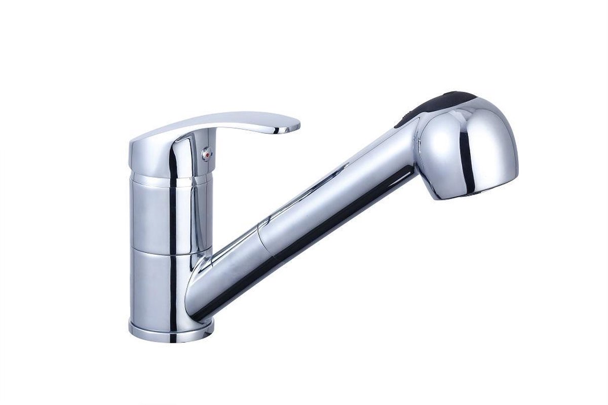 Schütte Sanifun lage druk keukenmengkraan Diziani Chroom. - Silver